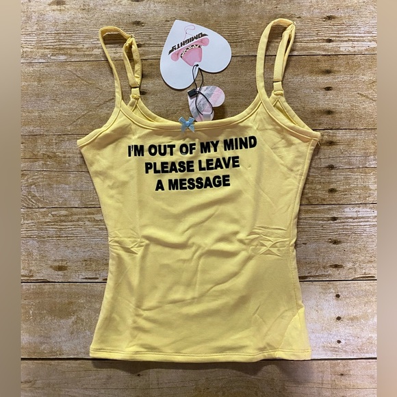 NWT OMIGHTY OUT OF MY MIND FITTED CAMI - Picture 3 of 5